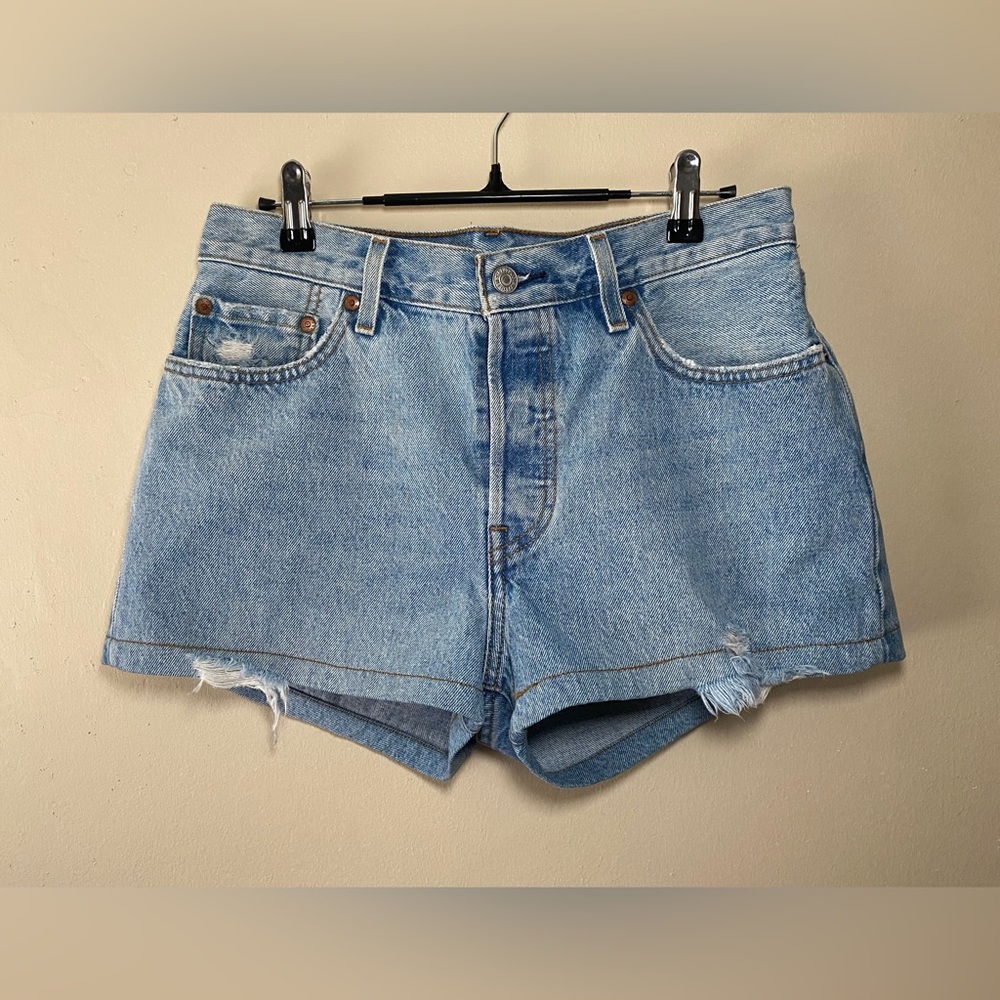 Levi’s 501 Women’s Shorts A1962 Selvedge Button Fly 90s Y2K Vtg 28”